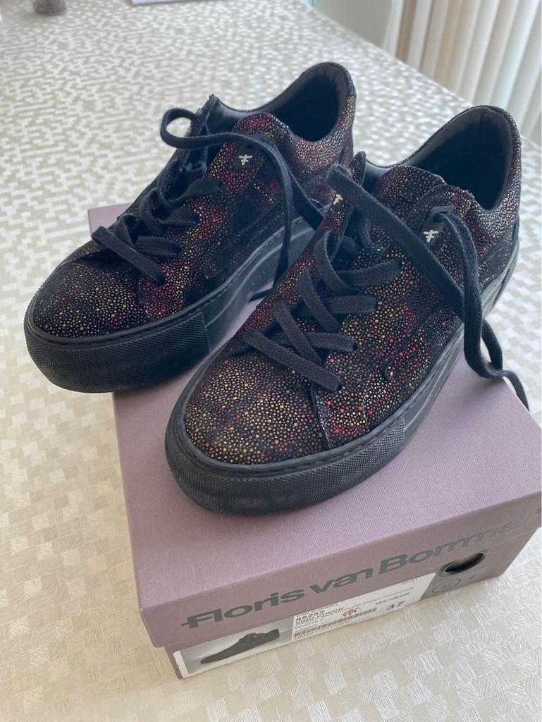 Dames sneakers Van Bommel, maat 37, Ophalen of Verzenden, Zo goed als nieuw, Zwart, Sneakers