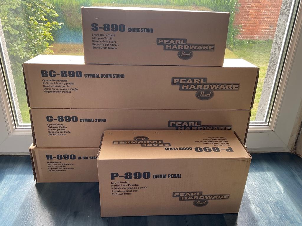 Kit Hardware Pearl neuf (ancien stock), Musique & Instruments, Batteries & Percussions, Enlèvement, Neuf, Pearl