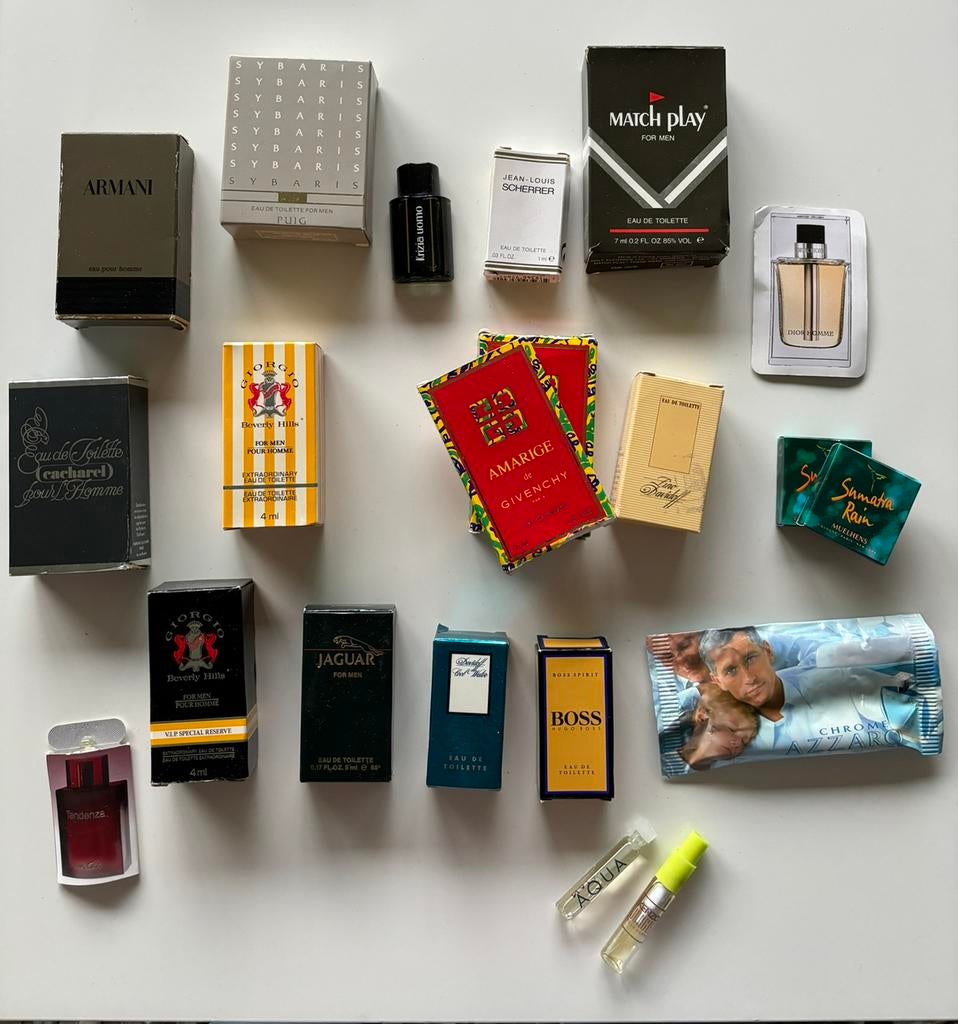 Miniatuur merkparfums voor mannen - nu aan halve prijs!, Enlèvement ou Envoi, Neuf, Miniature