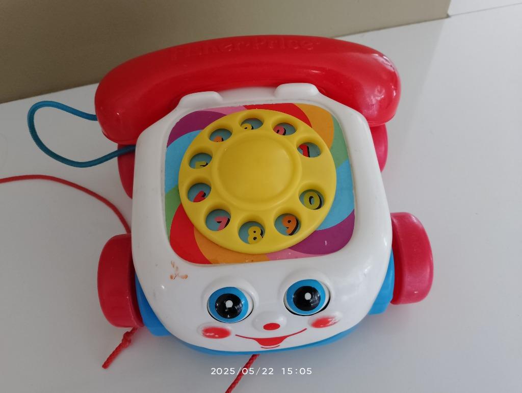 Téléphone Fisher-Price, sonnerie et yeux qui bougent, Enlèvement ou Envoi, Comme neuf, Set de jeu, Sonore