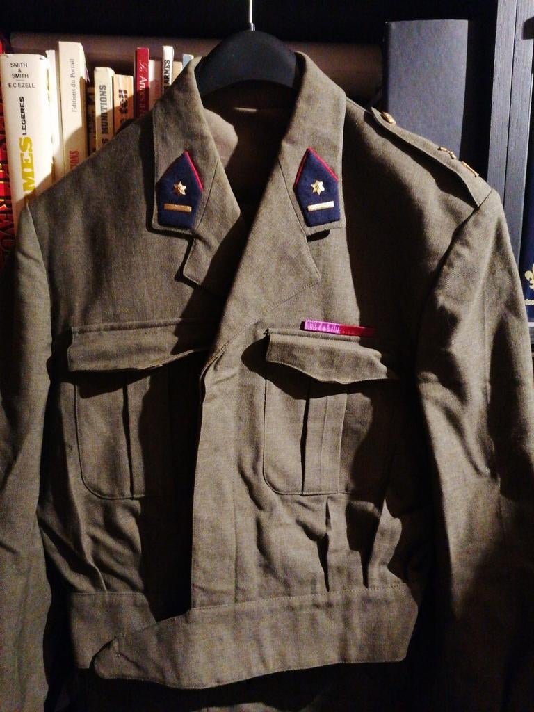 Battle dress belge. Artillerie. Major, Collections, Enlèvement ou Envoi
