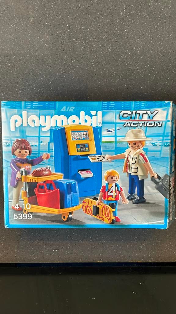 Playmobil - Vakantiegangers aan incheckbalie, Ophalen of Verzenden, Zo goed als nieuw, Complete set