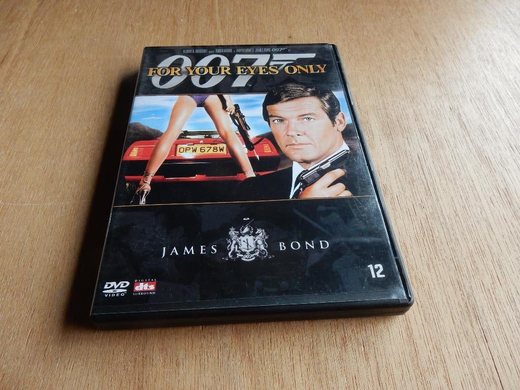 nr.1907- Dvd: for your eyes only - actie, Cd's en Dvd's, Vanaf 12 jaar, Ophalen of Verzenden, Zo goed als nieuw, Actie