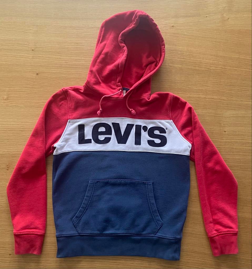 Sweat à capuche bleu marine / blanc / rouge LEVI’S - S - 9€, Vêtements | Femmes, Levi’s, Porté, Taille 36 (S), Bleu