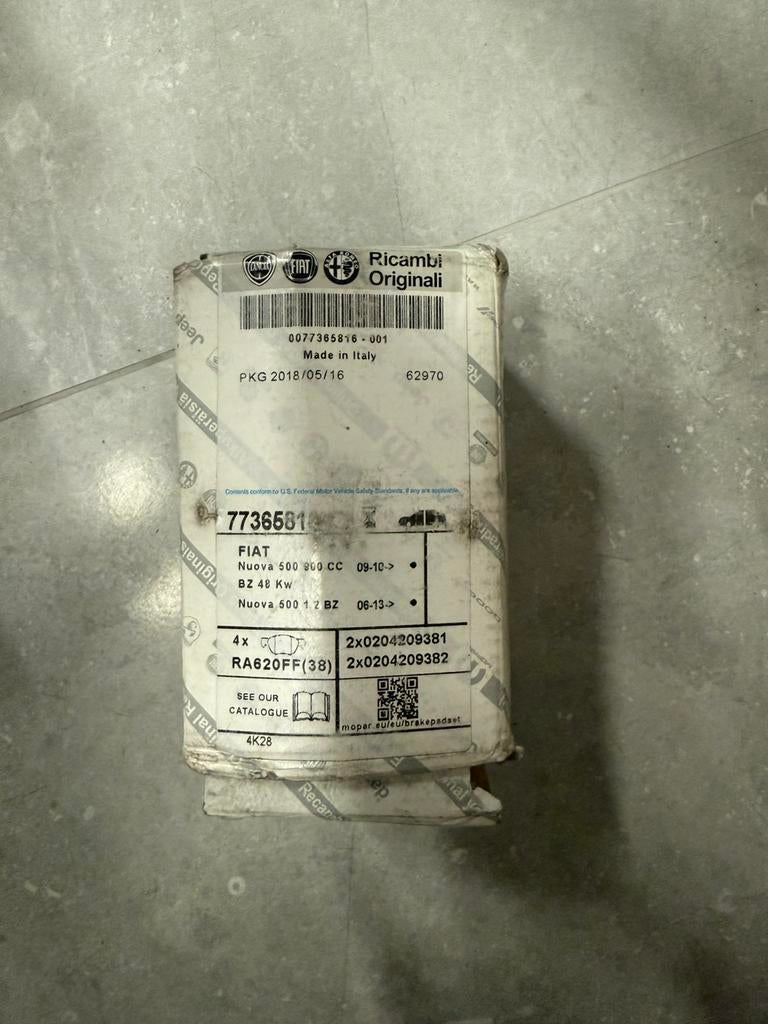 Plaquettes de freins avant + filtres ,  fiat 500 essence, Enlèvement ou Envoi, Neuf