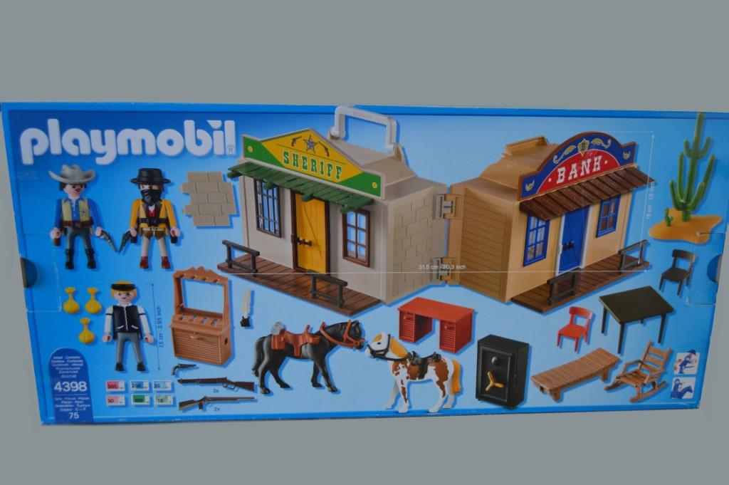Playmobile Maison Shériff et Banque, Enfants & Bébés, Jouets | Playmobil, Enlèvement ou Envoi, Comme neuf, Ensemble complet