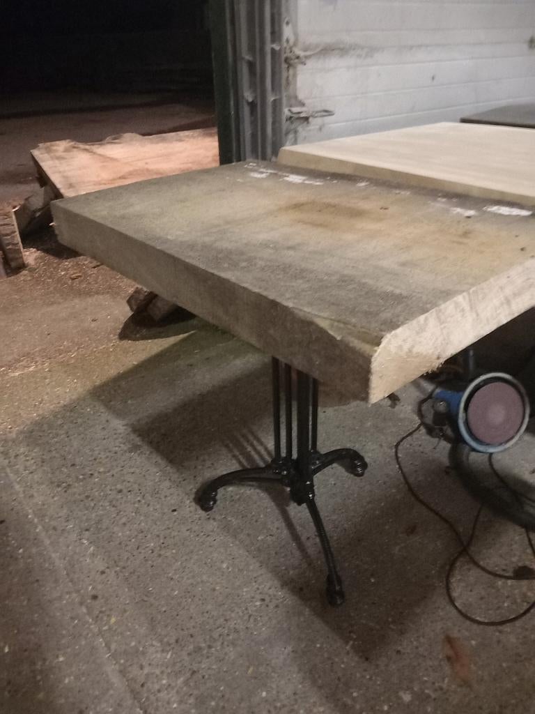 Boomstamtafels tafelbladen planken wandplanken keuken badkam, Tuin en Terras, Ophalen, Nieuw