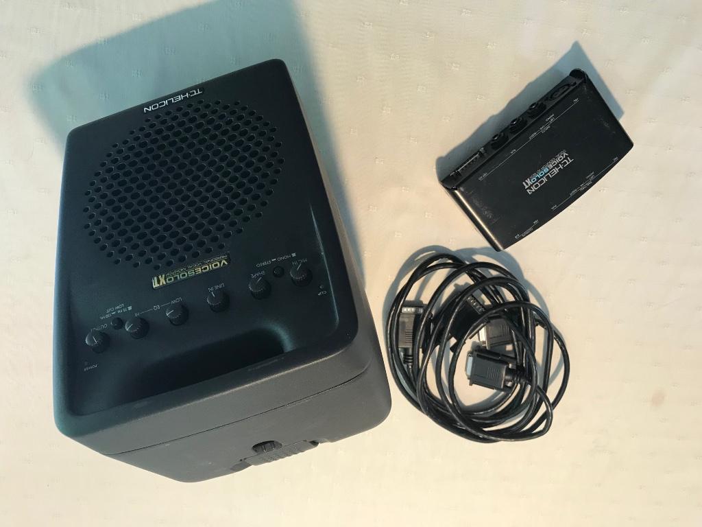 TC Helicon Voice Solo (2 toestellen), Ophalen of Verzenden, Zo goed als nieuw, Minder dan 500 watt, Monitor(versterker)