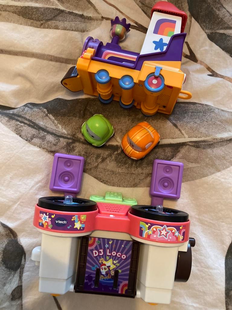 Vtech DJ Loco trein, Kinderen en Baby's, Ophalen of Verzenden, Zo goed als nieuw