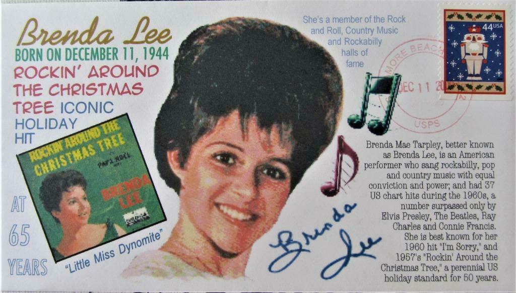 FDC MUZIEK- U.S.A. BRENDA LEE (BEPERKTE OPLAGE EN ZELDZAAM)., Enlèvement ou Envoi, Affranchi, Autres thèmes