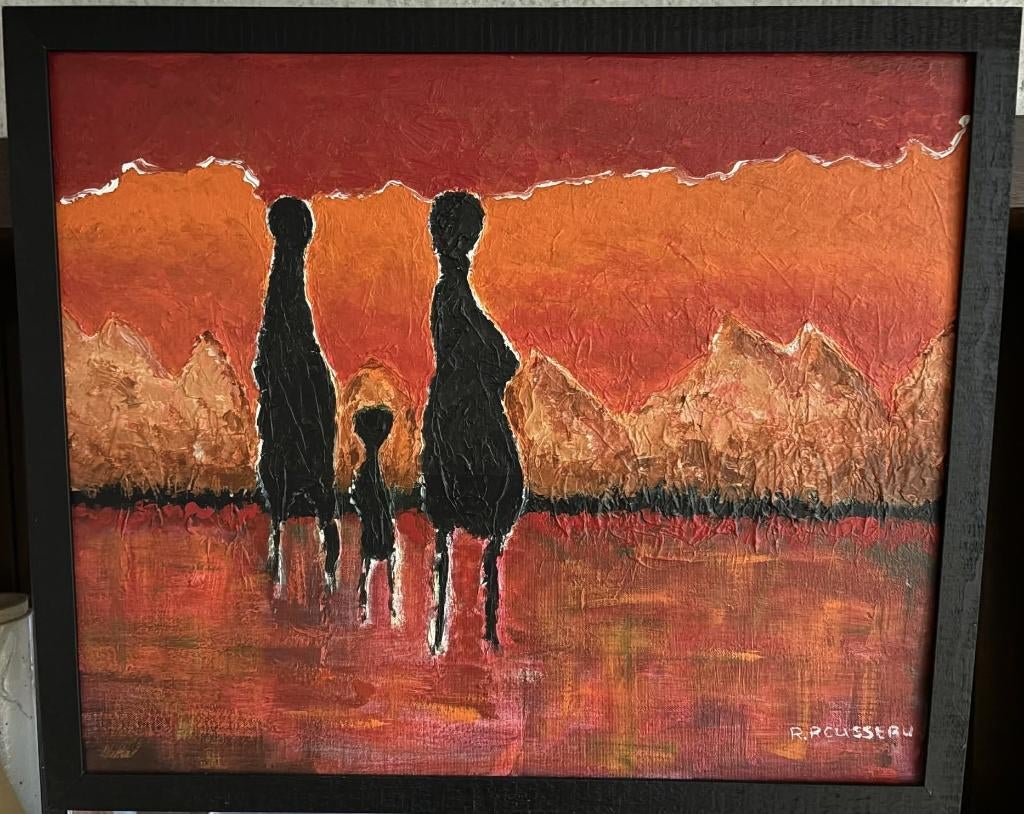 Acryl schilderij, Antiek en Kunst, Kunst | Schilderijen | Modern, Ophalen