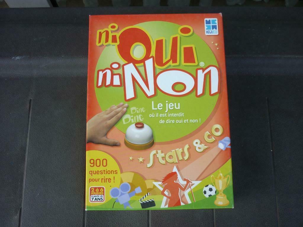 Jeu de société - Ni Oui Ni Non Stars & Co, Hobby & Loisirs créatifs, Trois ou quatre joueurs, Enlèvement ou Envoi, Utilisé, Megableu