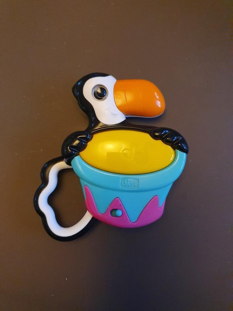Hochet toucan marque chicco, Enlèvement, Comme neuf, Sonore
