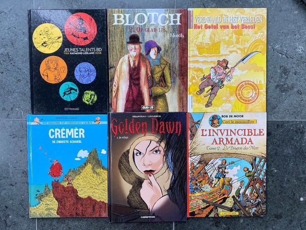 Lot 6 HC Stripalbums, Meerdere stripboeken, Ophalen of Verzenden, Gelezen