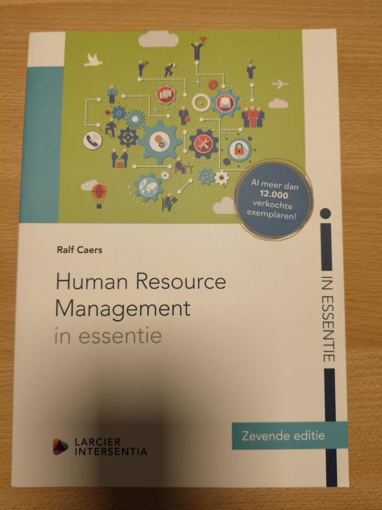 Human Resource Management in essentie (zevende editie), Boeken, Ophalen of Verzenden, Nieuw, Nederlands, Ralf Caers