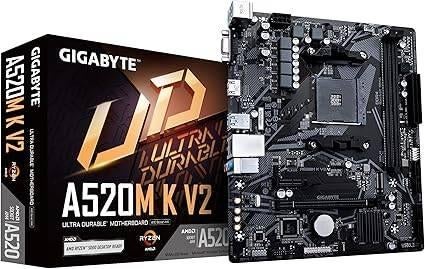 Gigabyte AMD A520 duurzaam moederbord | GRATIS LEVERING, Computers en Software, Moederborden, -, Verzenden, GIGABYTE, Nieuw