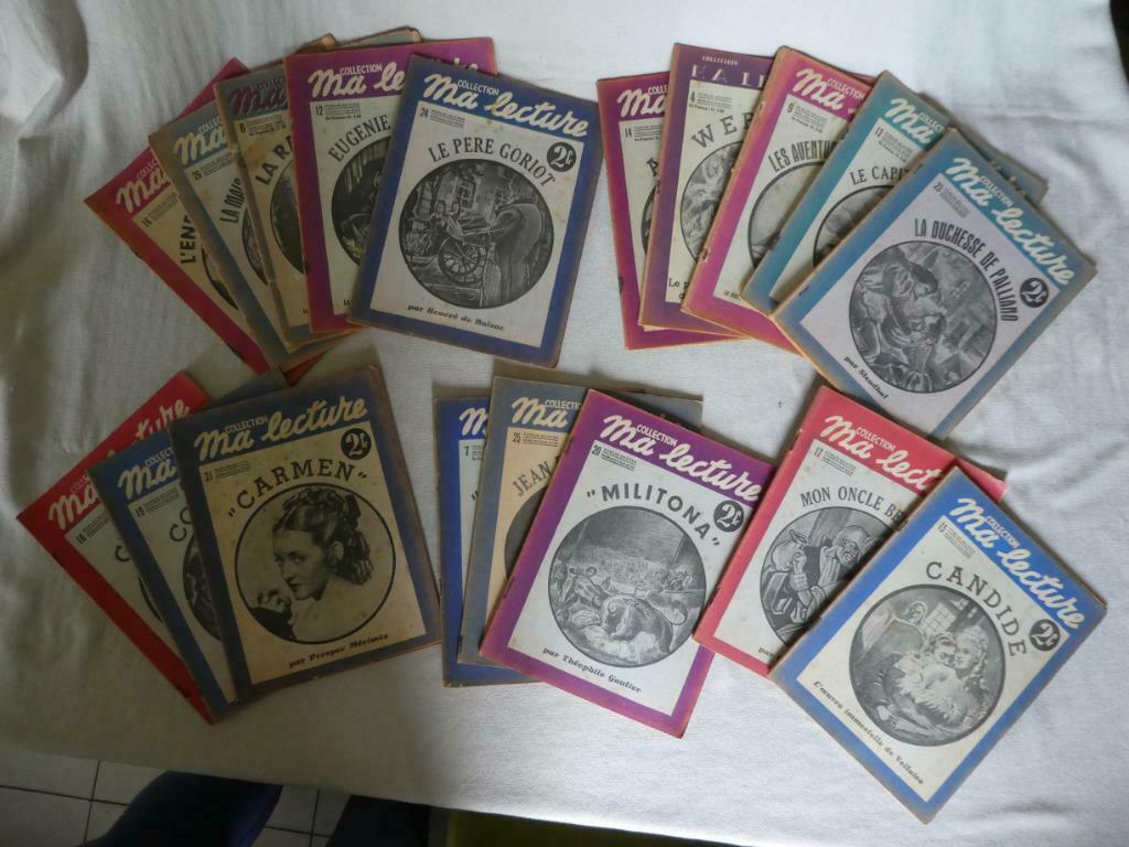 Lot de 18 anciennes revues "collection ma lecture", Enlèvement ou Envoi
