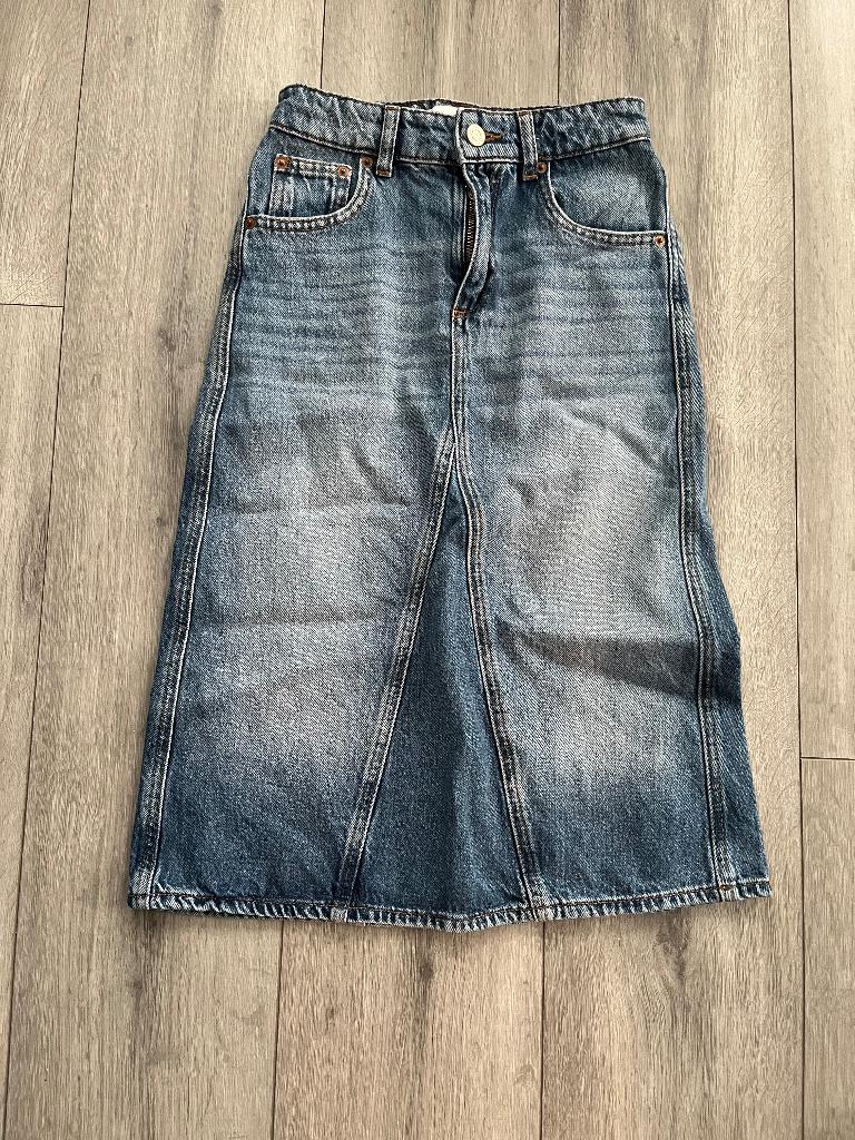 Lange jeansbroek meisjes maat 140, Meisje, Ophalen of Verzenden, Zo goed als nieuw, Zara