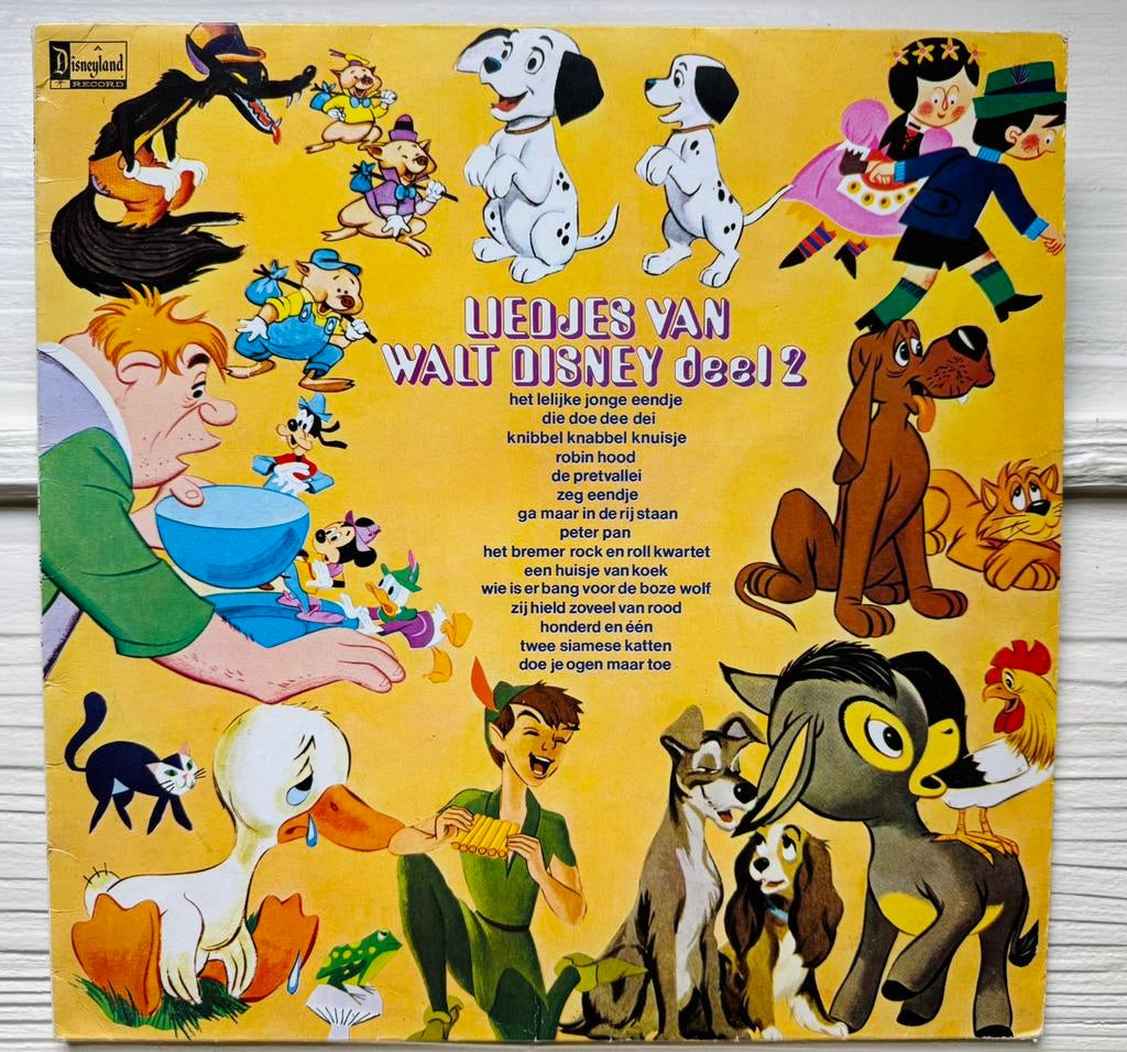 LP vinyl plaat: Liedjes van Walt Disney (deel 2), Cd's en Dvd's, Vinyl | Kinderen en Jeugd, Ophalen of Verzenden