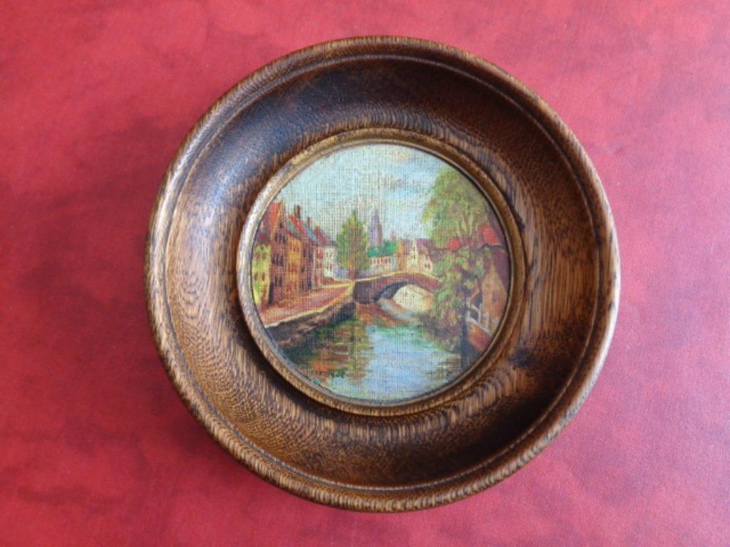 Joli cadre chêne. Jolie déco. Vintage N 1., Enlèvement ou Envoi, Utilisé, Bois