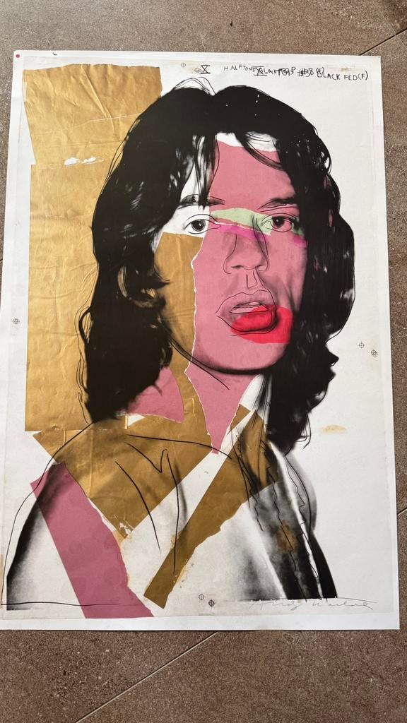 Andy Warhol- Mick Jagger, Ophalen