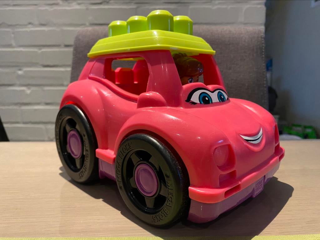 Mega Bloks rose cabriolet Catie, Kinderen en Baby's, Ophalen of Verzenden, Zo goed als nieuw