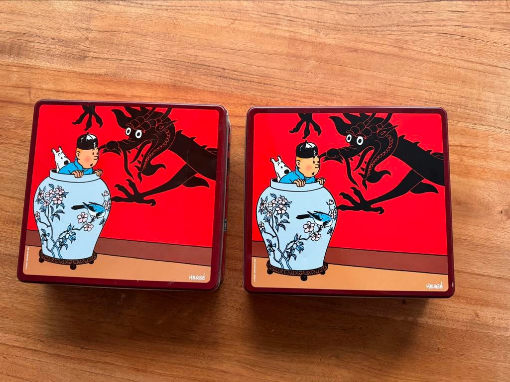 Coffret Tintin, deux pièces, Enlèvement