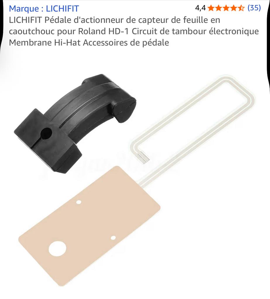 LICHIFIT Pédale d'actionneur de capteur pour Roland HD-1, Musique & Instruments, Enlèvement ou Envoi, Comme neuf