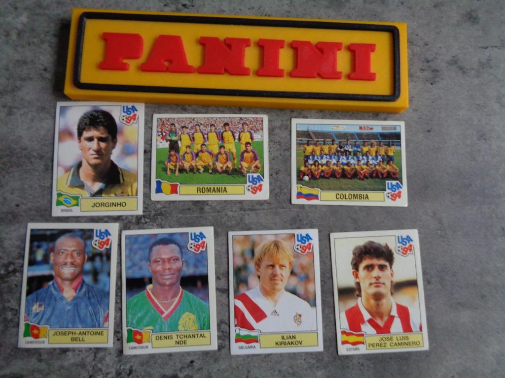 PANINI voetbal stickers WK 94 USA 1994 world cup  7X RED, Verzenden