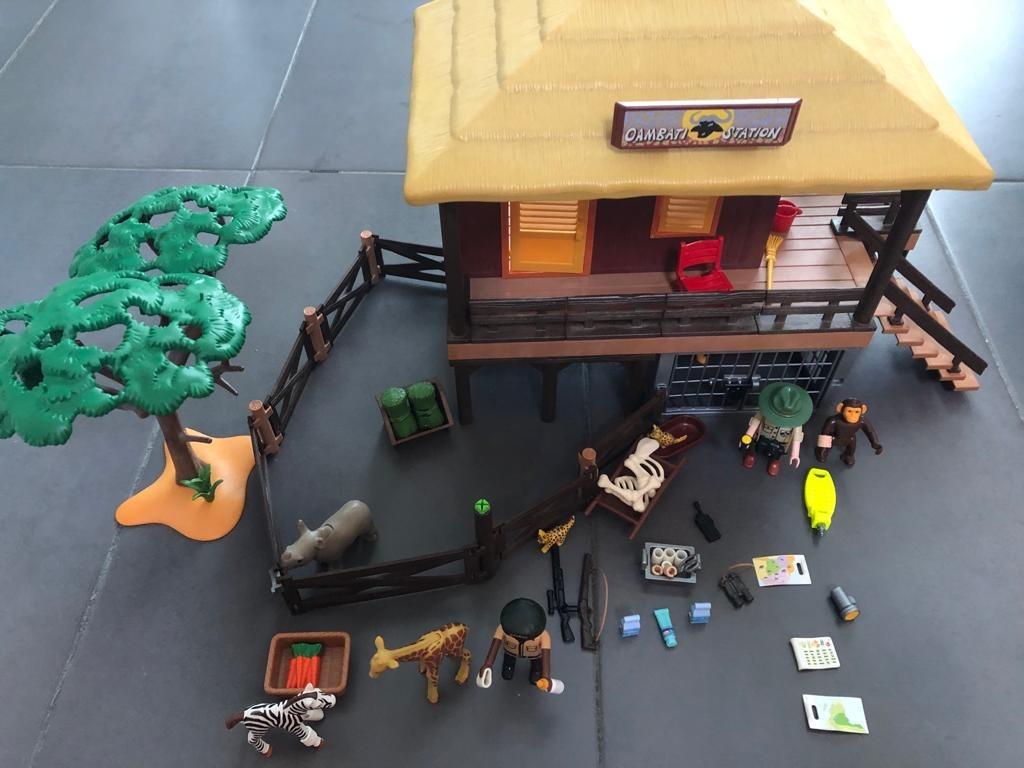 Playmobil 4826 - Centre de soins pour animaux sauvages, Enlèvement, Utilisé, Playmobil en vrac