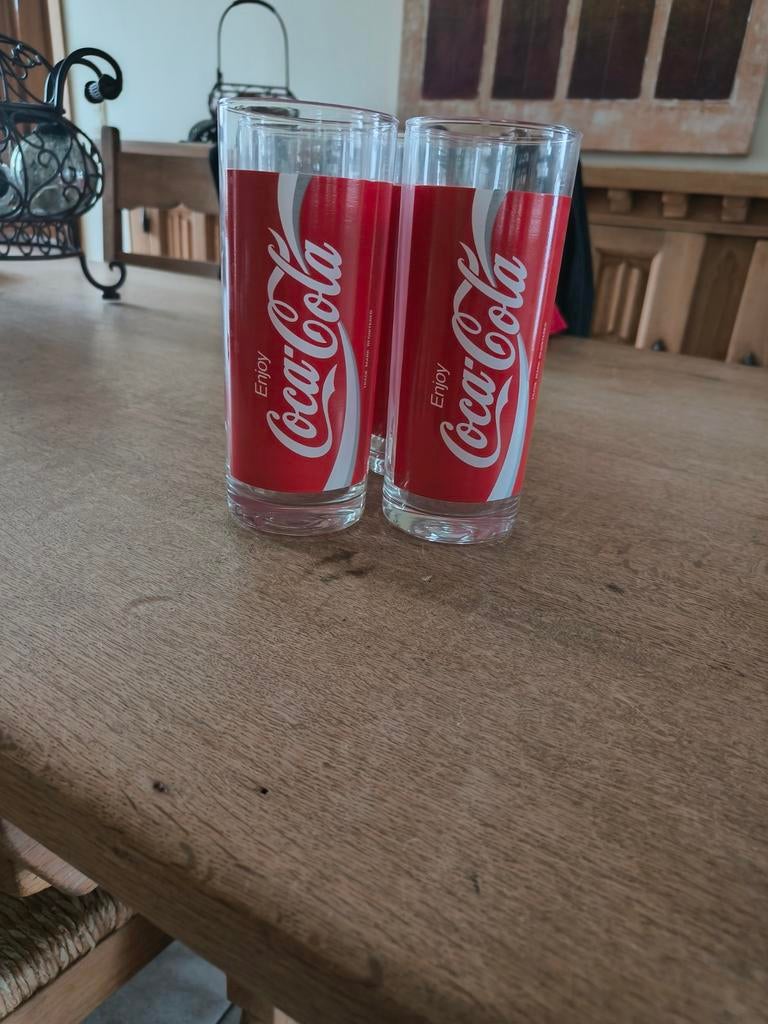 6 verres Coca Cola 50 cl, Collections, Verres & Petits Verres