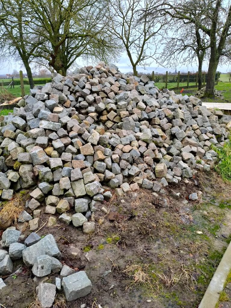 Kasseien, Ophalen, Natuursteen, 10 m² of meer, Overige typen