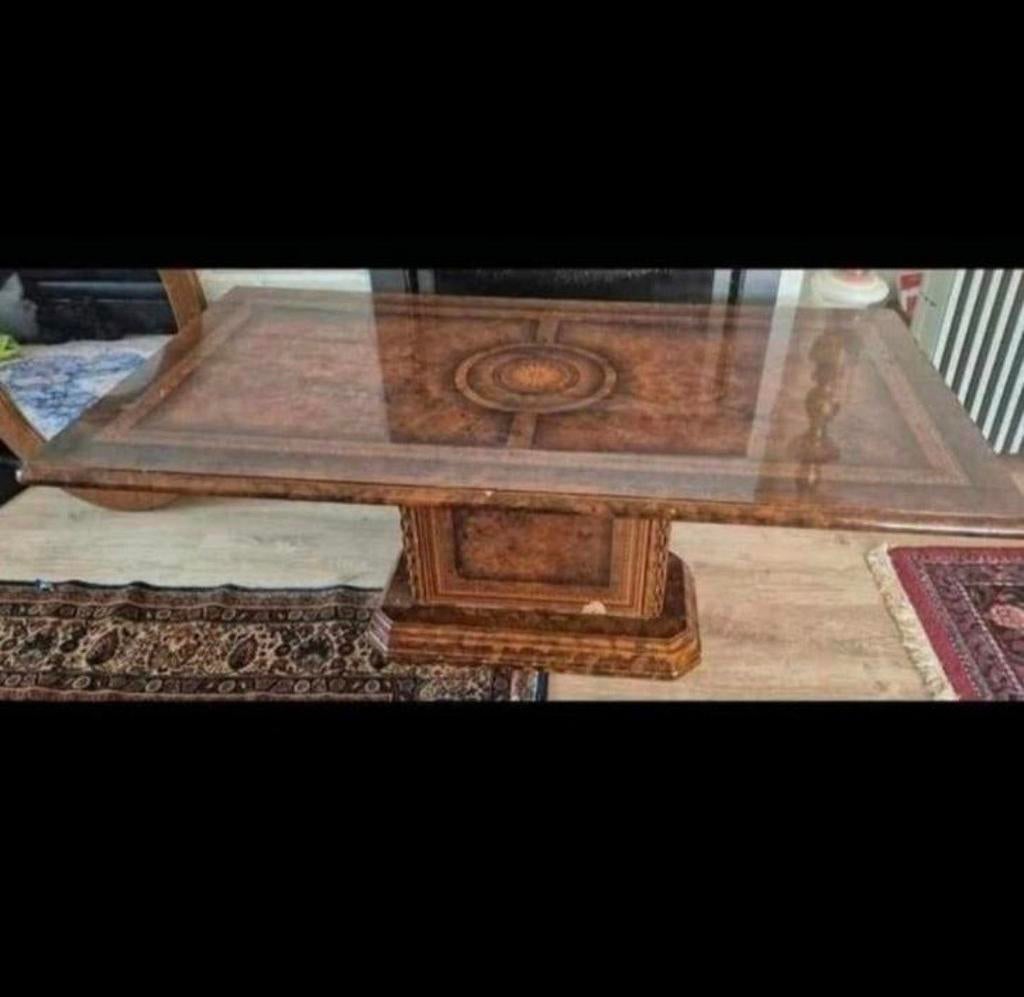 Salon tafel, Ophalen
