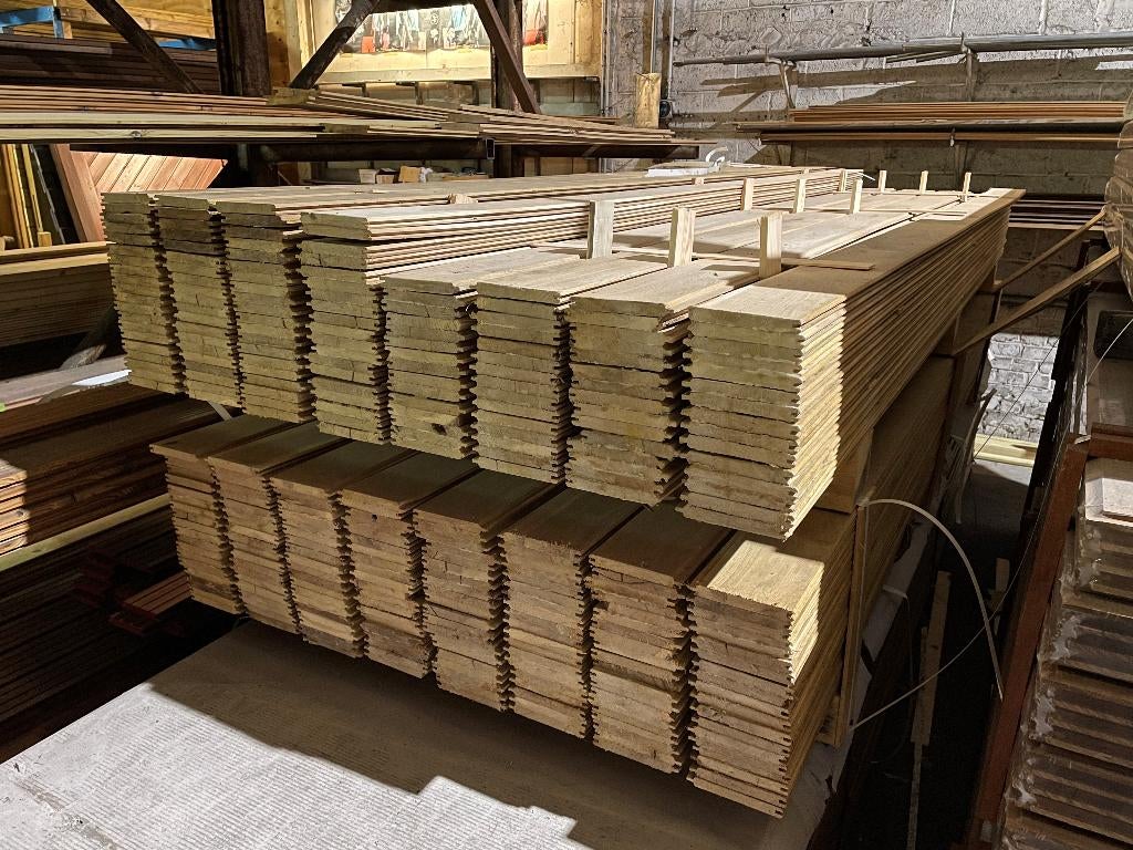 Eiken plank / rabat / planchette 15x130mm Lengte 250 - 300cm, Minder dan 25 mm, Eiken, Nieuw, Ophalen of Verzenden