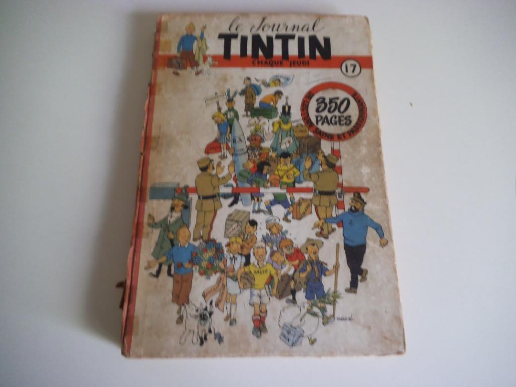 Le journal Tintin 17, Livres, Enlèvement ou Envoi, Une BD, Utilisé, Herge