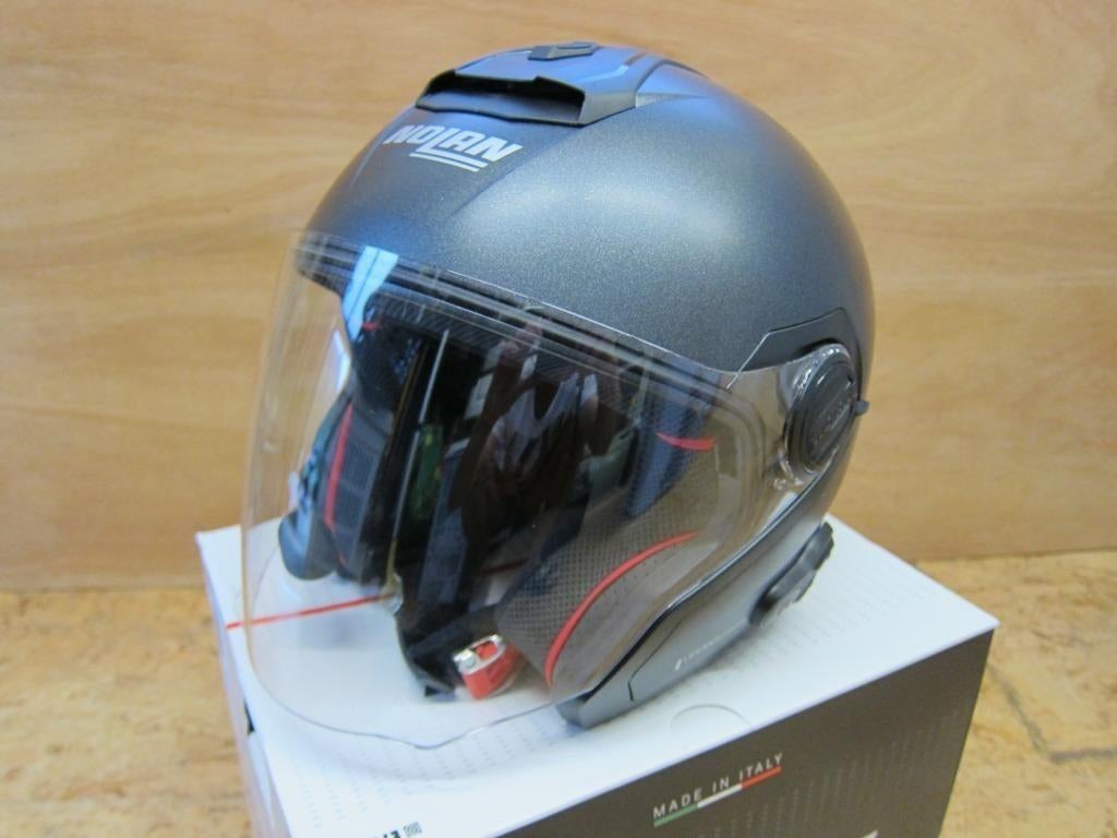 Nolan N40-5 6 maat S + N-Com B602R, Motoren, Nolan, Jethelm, Ophalen of Verzenden, S