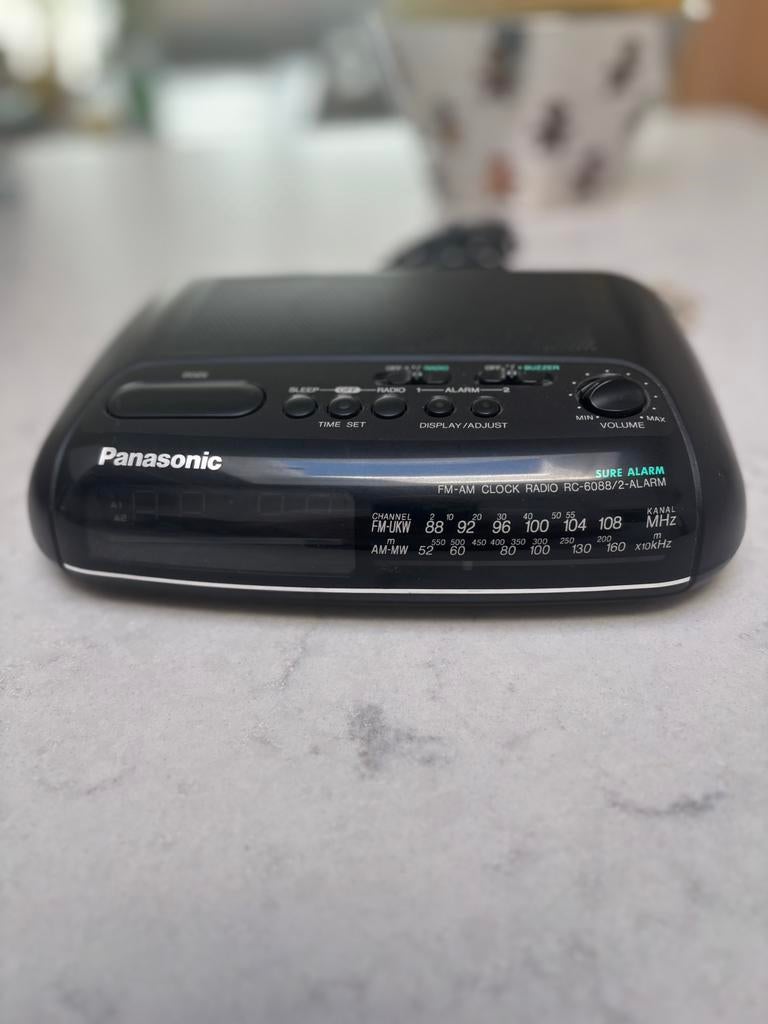 Panasonic klokradio, Ophalen, Zo goed als nieuw