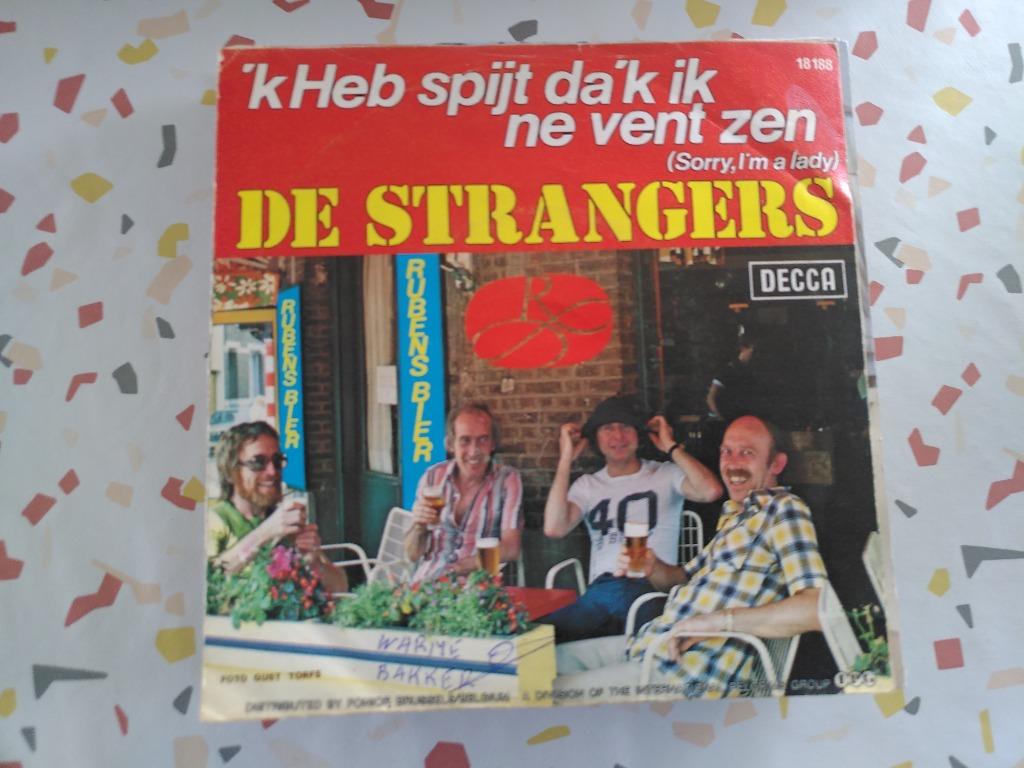 45T DE STRANGERS---I HEB SPIJT DAK NE VENT ZEN--, Cd's en Dvd's, Ophalen of Verzenden, Gebruikt, Nederlandstalig
