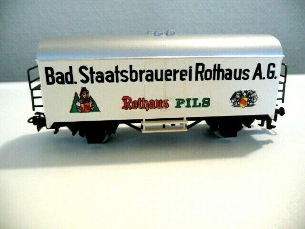4437 MÄRKLIN–Bierwagen "Rothaus"/Wagon biere "Rothaus", Wisselstroom, Wagon, Ophalen of Verzenden, Zo goed als nieuw