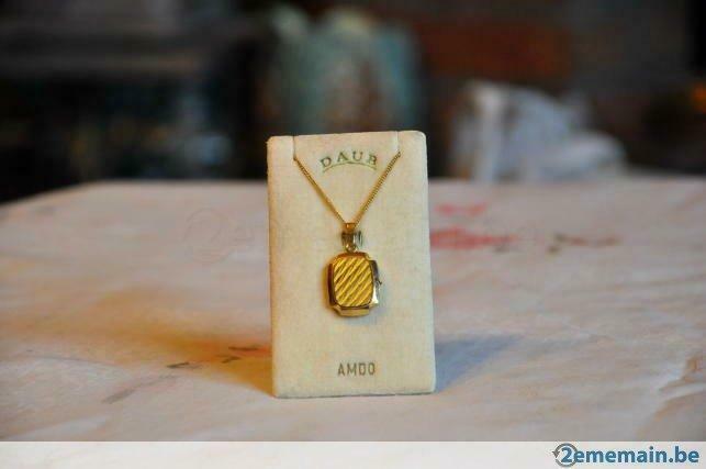 pendentif porte photo 1 avec chaine  andreas daub, Bijoux, Sacs & Beauté, Bracelets à breloques, Neuf, Enlèvement ou Envoi