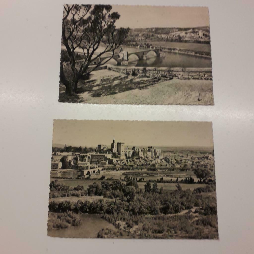 Avignon: pont et Palais des Papes vers 1947, Enlèvement ou Envoi, 1940 à 1960, Non affranchie, France