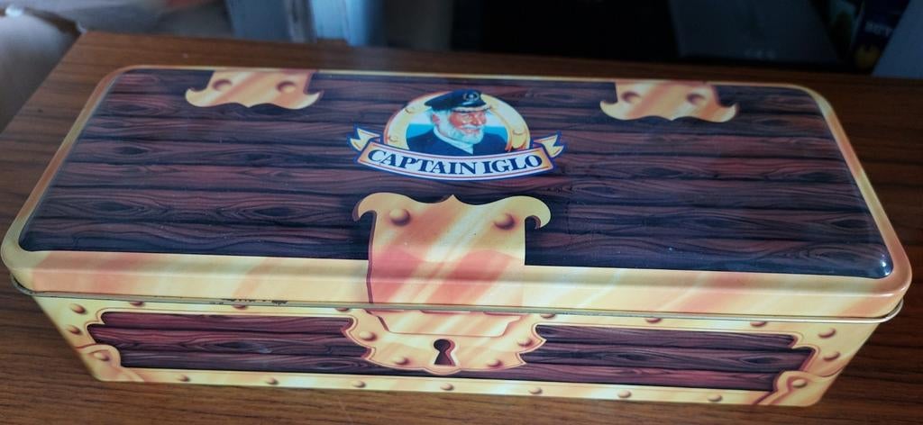 Captain Igloo vintage metalen doos, Ophalen, Zo goed als nieuw