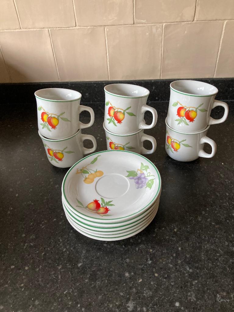 Koffieserviesje, Huis en Inrichting, Keuken | Servies, Ophalen, Nieuw, Porselein