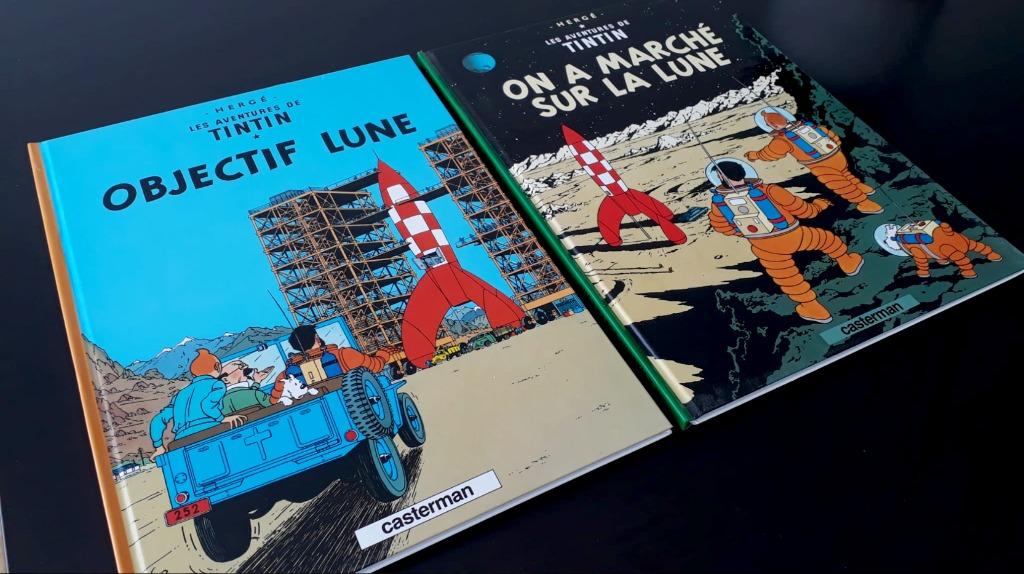 Tintin -  Objectif Lune et On a Marché sur La Lune, Boeken, Meerdere stripboeken, Ophalen of Verzenden, Nieuw, Hergé