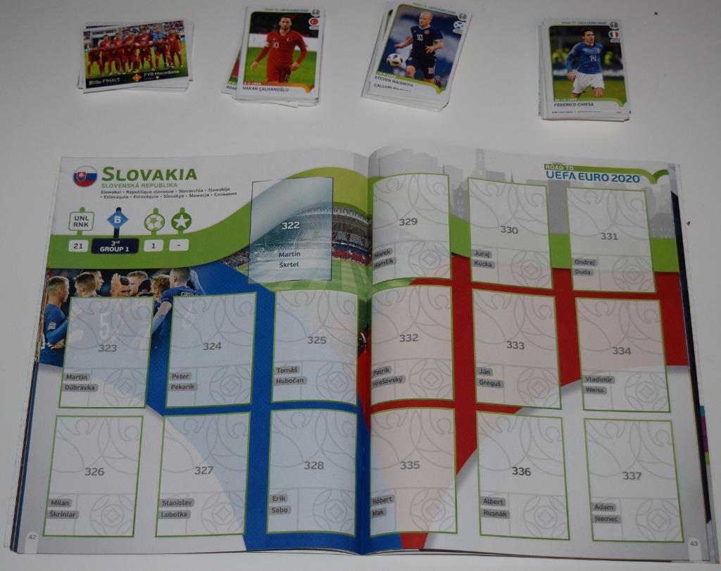 Panini/En route vers l'UEFA 2020/Album + 317 autocollants, Envoi, Neuf, Affiche, Image ou Autocollant