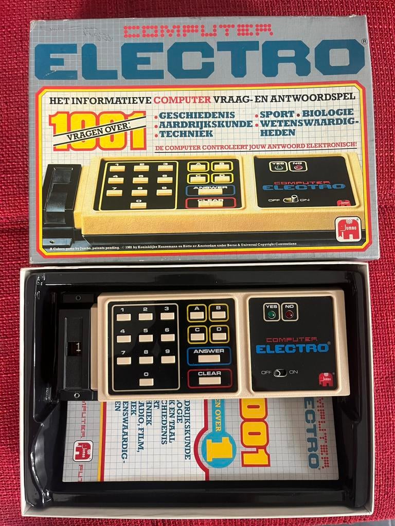 Vintage retro Electro Computer 1981 originele verpakking, Enlèvement ou Envoi, Comme neuf