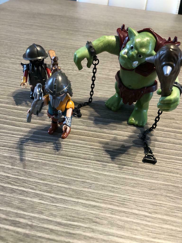 Playmobil knights trol nieuwstaat, Kinderen en Baby's, Speelgoed | Playmobil, Ophalen of Verzenden
