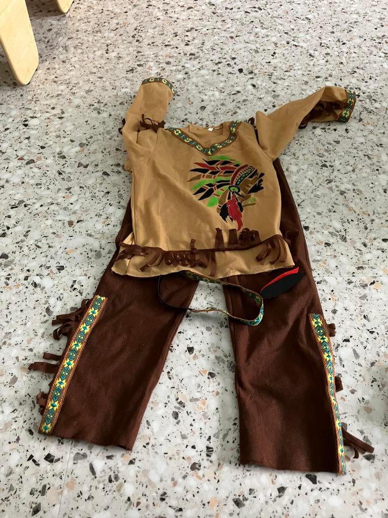 Indianen paje 6/8jaar, Kinderen en Baby's, Carnavalskleding en Verkleedspullen, Ophalen, Zo goed als nieuw, Jongen