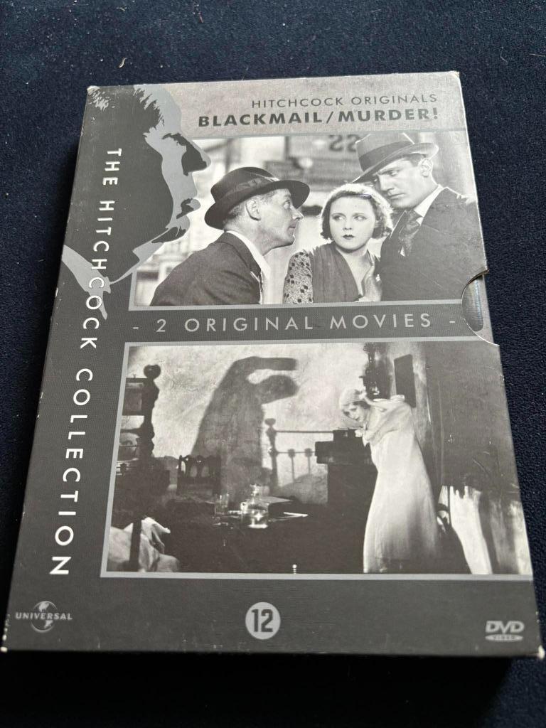 Blackmail, Murder The Hitchcock Collection 2 original movies, Cd's en Dvd's, Ophalen of Verzenden, Zo goed als nieuw