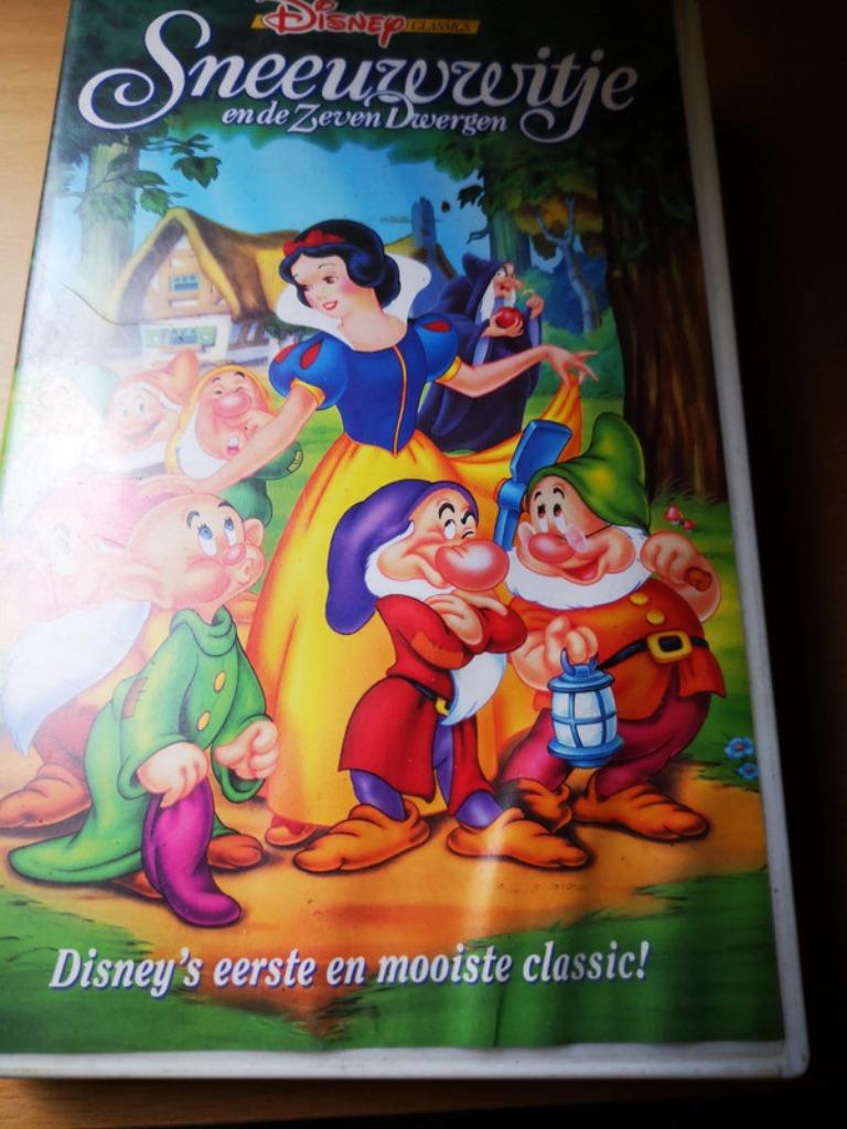 Videocassette sneeuwwitje van disney, Ophalen of Verzenden